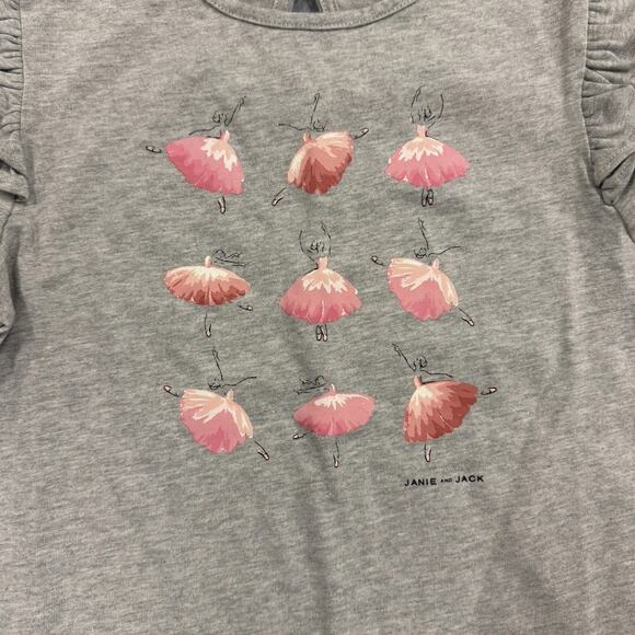 Janie & Jack Ballerina Long Sleeve Shirt Bundle / Lot of 2 Girls Size 10 NEW - Picture 3 of 14